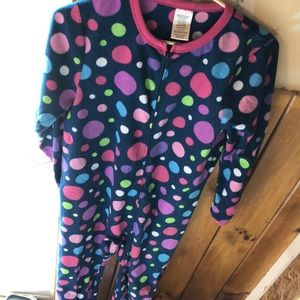 Walmart polkadot footed sleeper